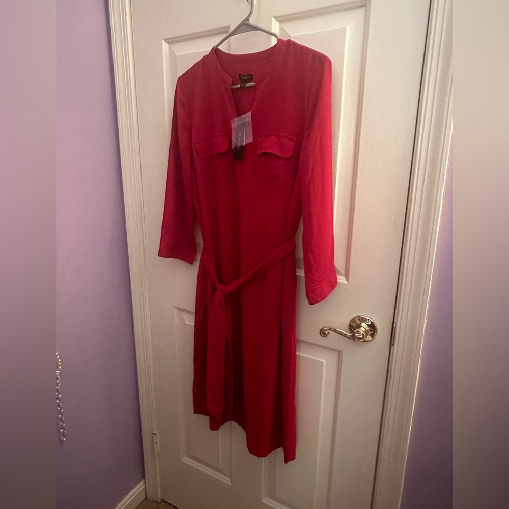 Red Talbots dress BNWT